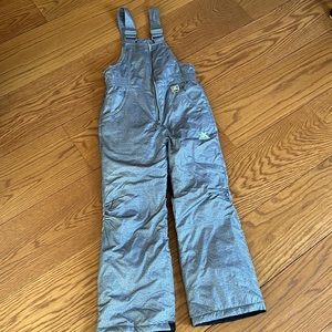 ZeroXposur size 7/8 gray snow pants overalls